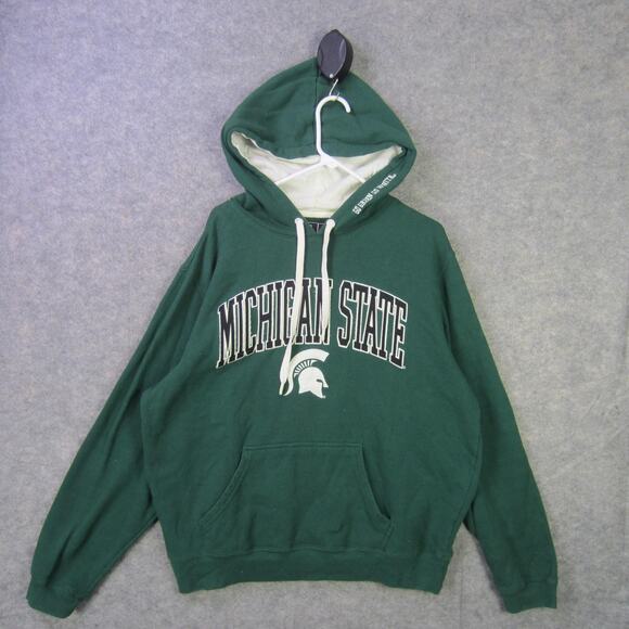 Michigan State Spartans Hoodie Mens 2XL Green NCAA Basketball Go Green J America - Picture 1 of 8